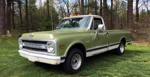 1970 Chevrolet C10 1/2 Ton Pickup 8' Fleetside for sale