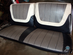 Vintage Chevy car seats, classic Chevrolet auto seats, vintage Chevy interior upholstery, antique Chevy car seats, classic Chevy car front seats & back seats