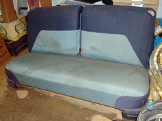 Vintage Chevy car seats, classic Chevrolet auto seats, vintage Chevy interior upholstery, antique Chevy car seats, classic Chevy car front seats & back seats