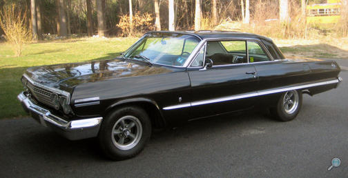 1963 Chevrolet Impala Sport Coupe, restored vintage Chevy show car