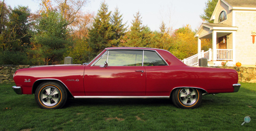 1965 Chevelle Malibu, restored vintage Chevy Malibu