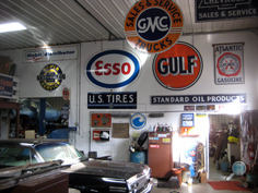 Vintage Chevy auto parts warehouse, classic Chevy car NOS replacement parts, vintage Chevrolet car parts, engines, fenders, hoods